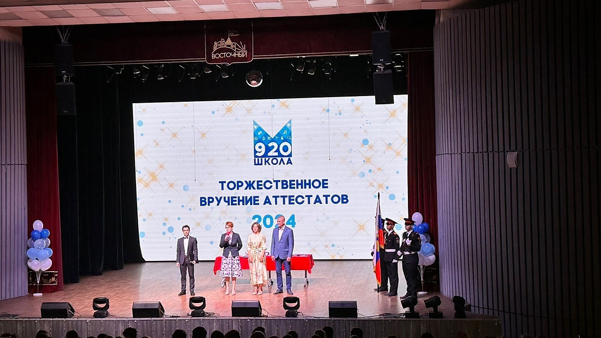 Перовским девятиклассникам вручили аттестаты
