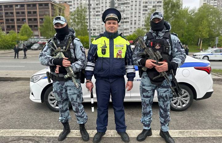 Сотрудники Госавтоинспекции Москвы проводят мероприятие