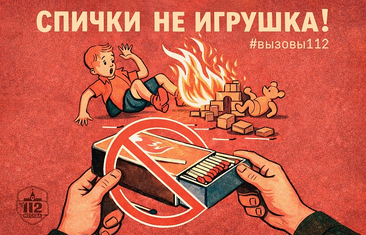 Спички детям не игрушка!