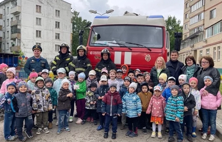 Перовским детсадовцам рассказали об основах пожарной безопасности