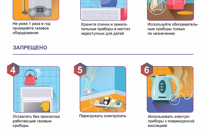 О правилах пожарной безопасности напомнили огнеборцы