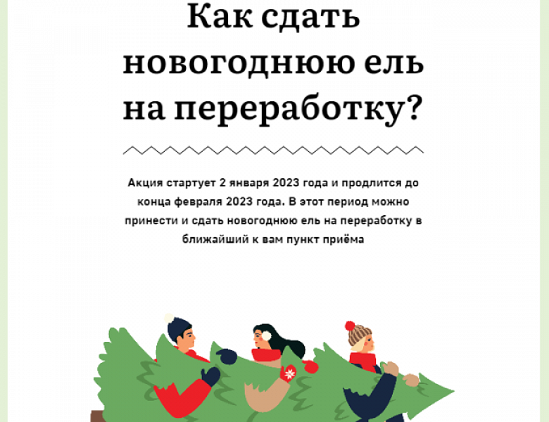 В Перово работают два пункта приёма новогодних елей