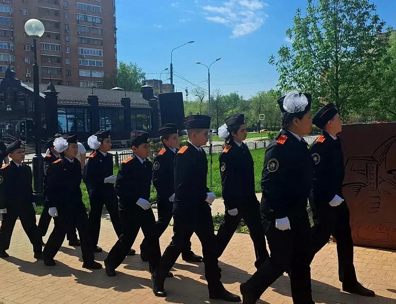 В Перово прошла памятная акция ко Дню Победы